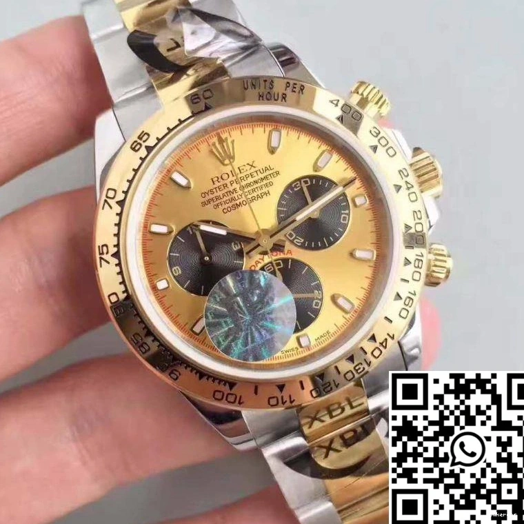 116503 Gold Dial JF Cosmograph Yellow Rolex Factory Daytona 0114